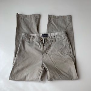 Stone khaki uniform pants